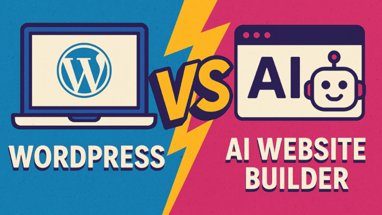 wordpress vs AI website builder